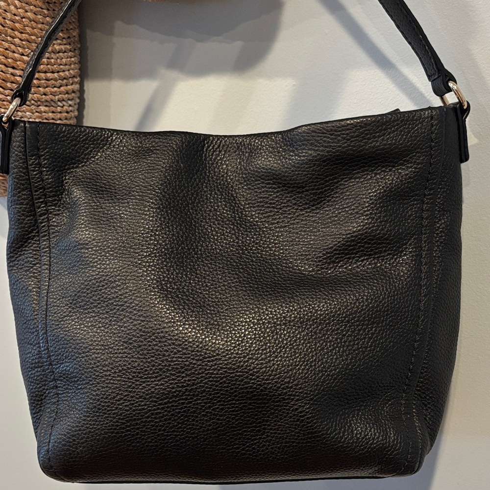 Kate Spade Black Pebbled Leather Shoulder Bag - Picture 4 of 9